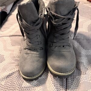 St. John's Bay Charcoal Lace-Up Boots